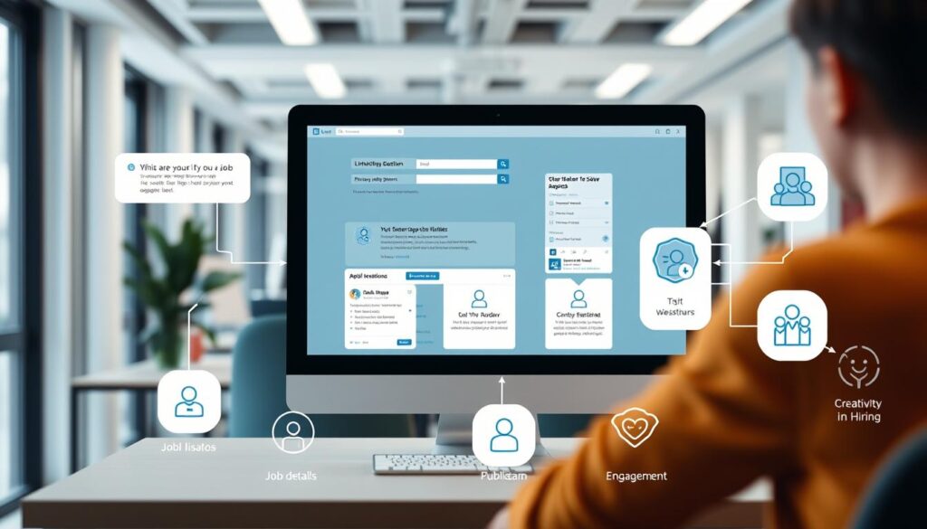 LinkedIn job posting process